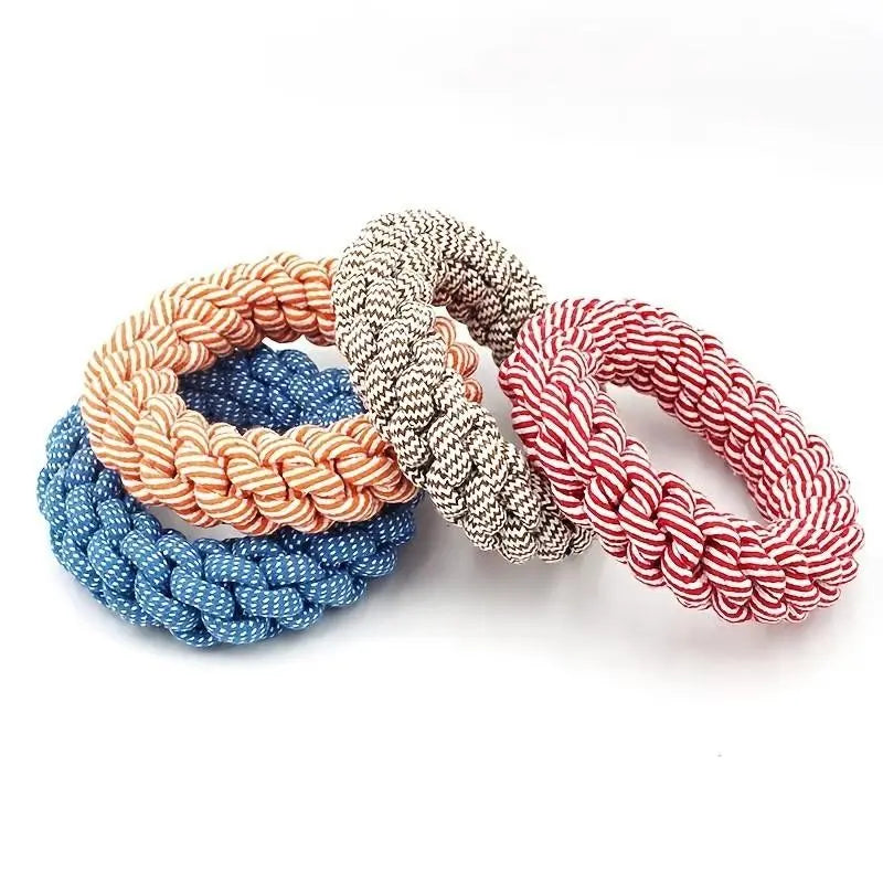 Durable Chew Resistant Dog Toy, Heavy Interactive Teeth Grinding Toy for Medium Large Dogs, Interactive Tough Chewer, Strong Anti-Chew, Tug-Of-War & Solo Play