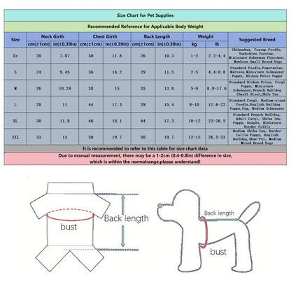 Multicolor Shirt for Small and Medium Dogs, Polyester Dog Outfit for Holidays, Travel, Home and Parties