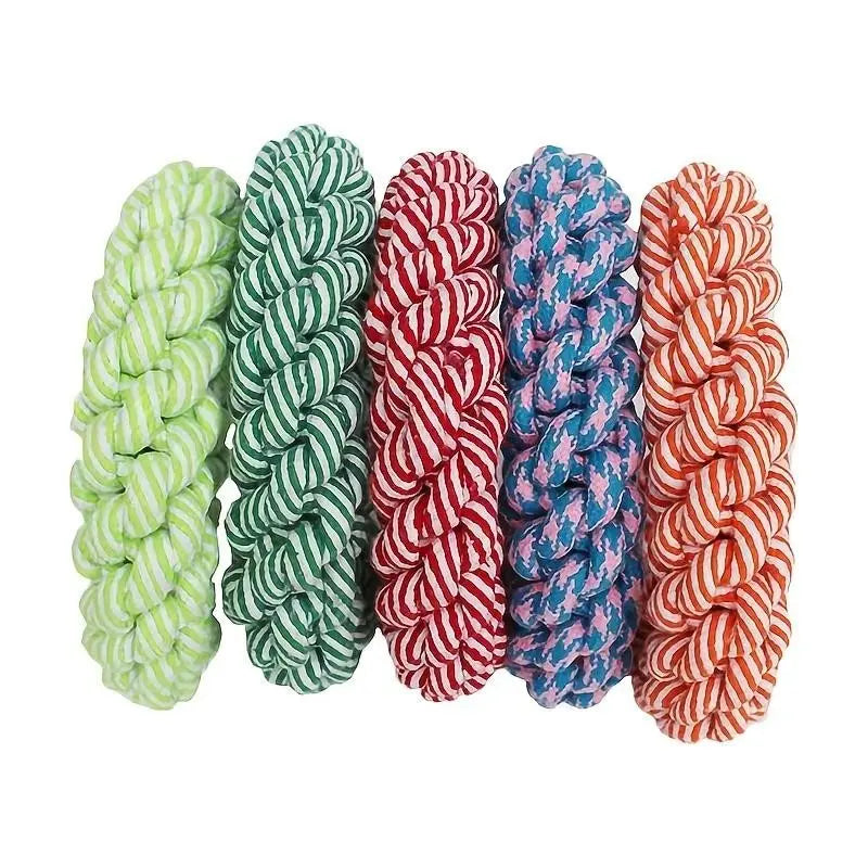 Durable Chew Resistant Dog Toy, Heavy Interactive Teeth Grinding Toy for Medium Large Dogs, Interactive Tough Chewer, Strong Anti-Chew, Tug-Of-War & Solo Play