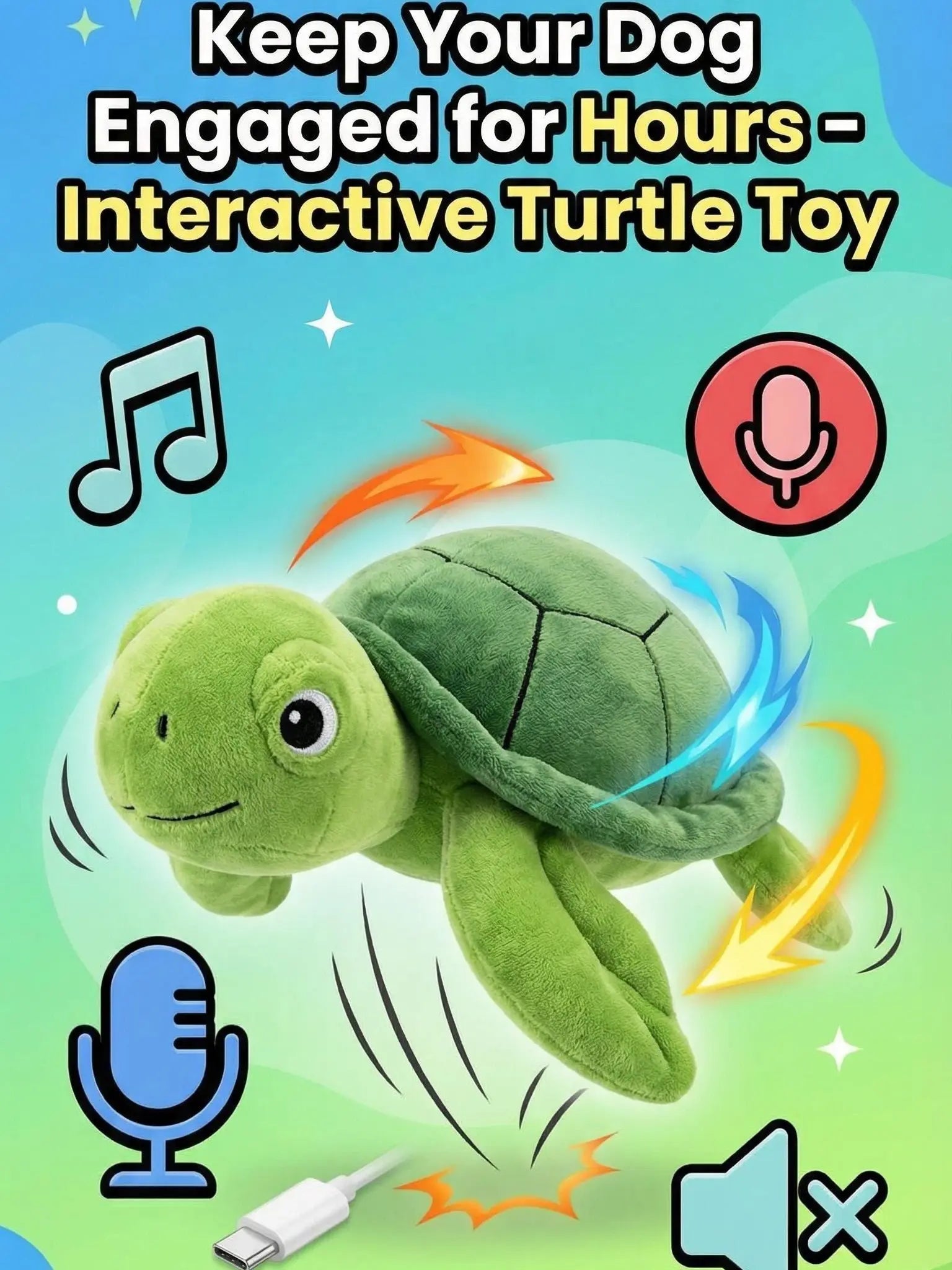 Motion-Activated Interactive Dog Ball - USB Rechargeable Automatic Rolling Toy for Dogs and Cats, Durable Indoor/Outdoor Self-Play Solution for Boredom Relief